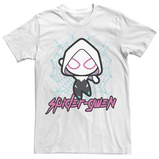 Mens Marvel Kawaii Art Collection Spider Gwen Graphic Tee Product Image