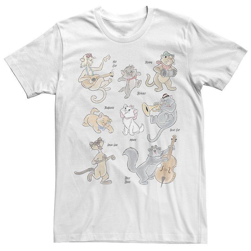 Fifth Sun Mens Aristocats Group Short Sleeve Crew T-shirt Product Image