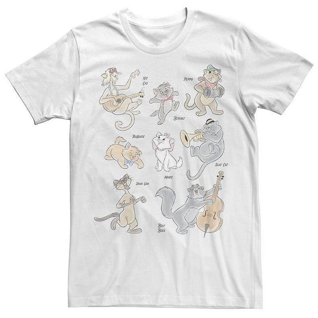 Fifth Sun Mens Aristocats Group Short Sleeve Crew T-shirt Product Image