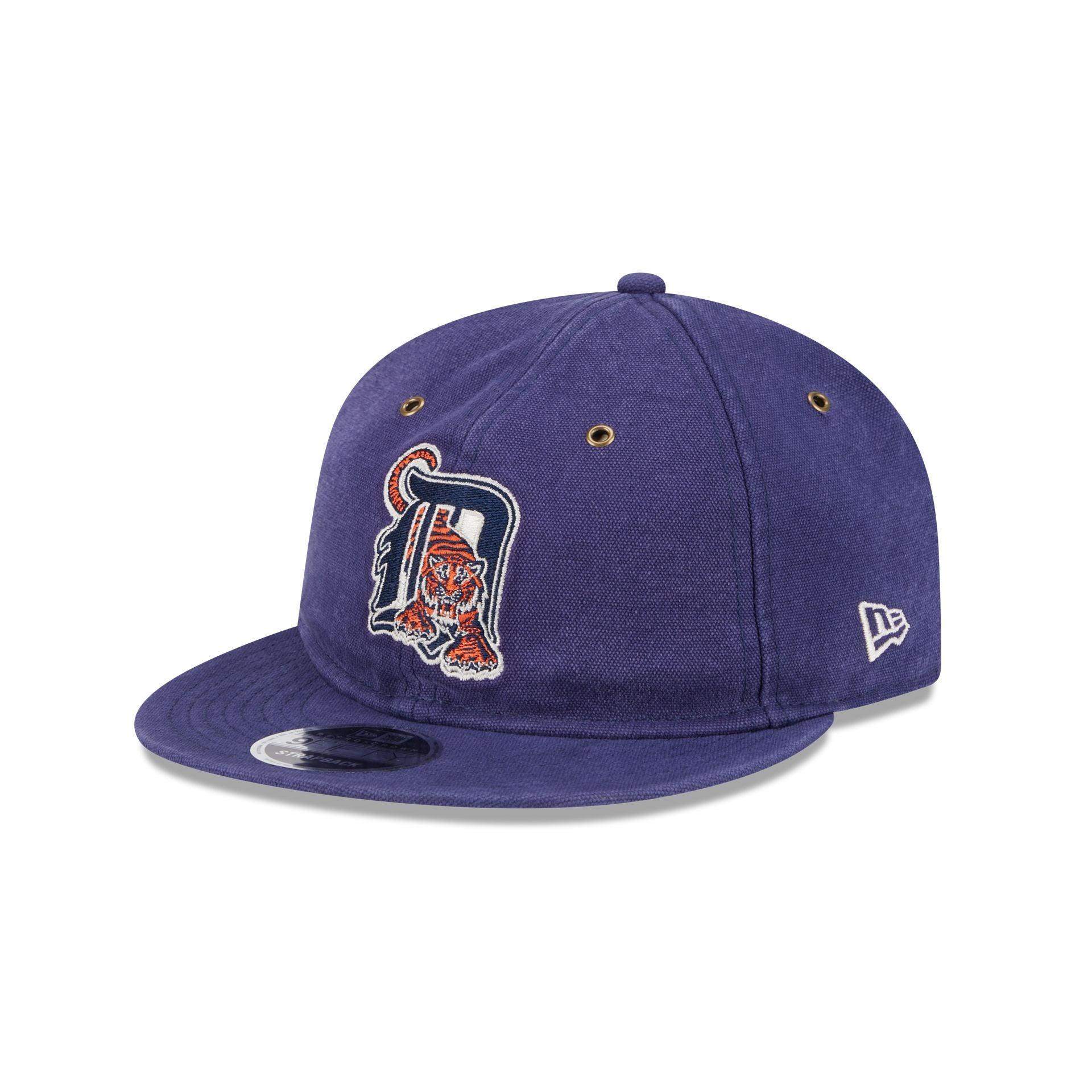 Detroit Tigers Cotton Canvas Retro Crown 9FIFTY Adjustable Hat Male Product Image