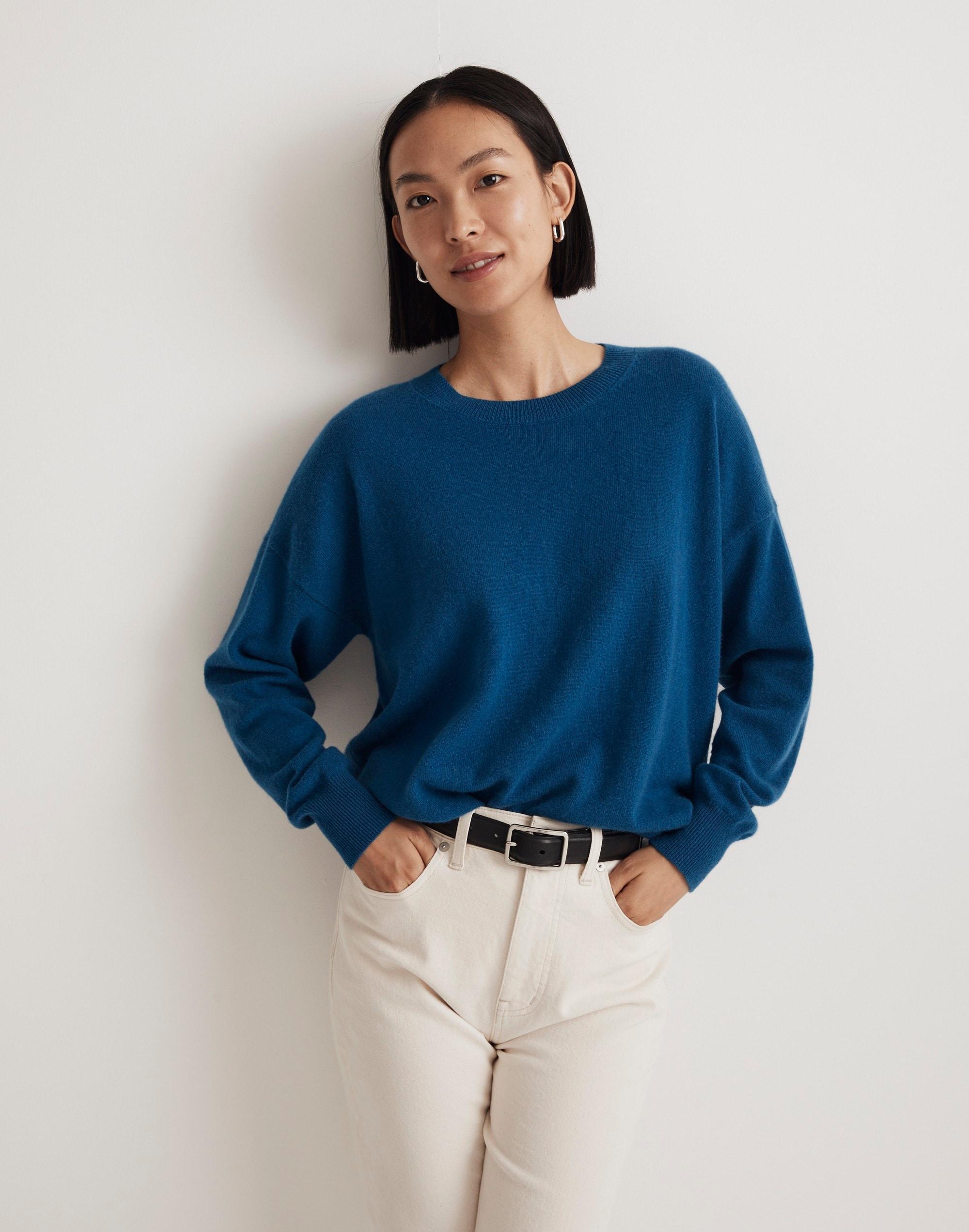 (Re)sponsible Cashmere Oversized Crewneck Sweater Product Image