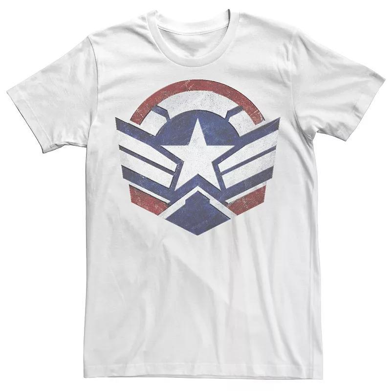 Mens Marvel Falcon And The Winter Soldier Wings Shield Logo Tee Product Image