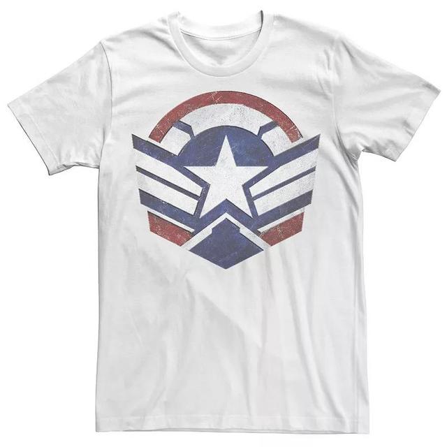 Mens Marvel Falcon And The Winter Soldier Wings Shield Logo Tee Product Image