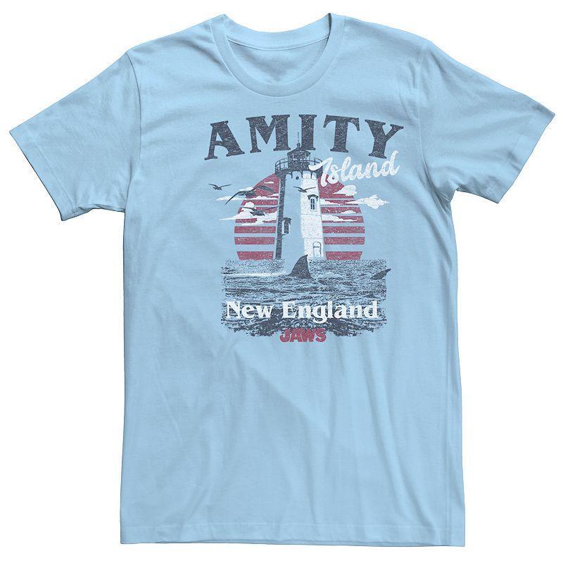 Mens Jaws Amity Island Lighthouse Destination Tee Product Image