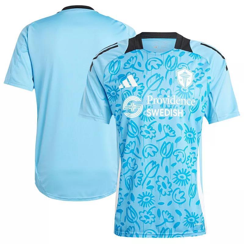 Mens adidas Seattle Sounders FC 2024 One Planet Pre-Match Top Product Image