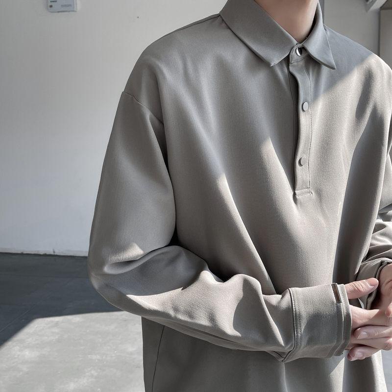 Long-Sleeve Plain Overhead Shirt product image