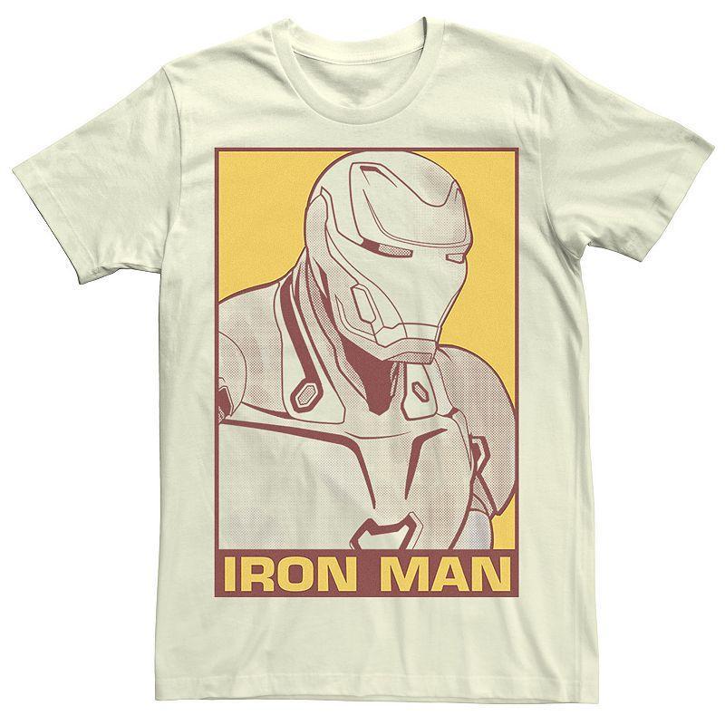 Mens Marvel Pop Iron Man Short Sleeve Graphic Tee Product Image