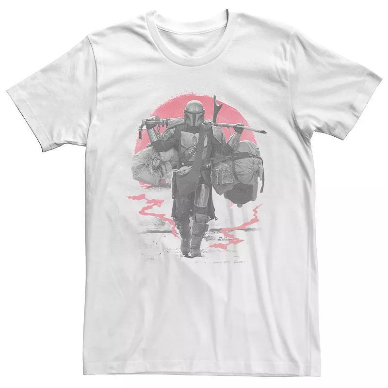 Big & Tall Star Wars: The Mandalorian Luggage Red Sun R8 Tee, Mens Product Image