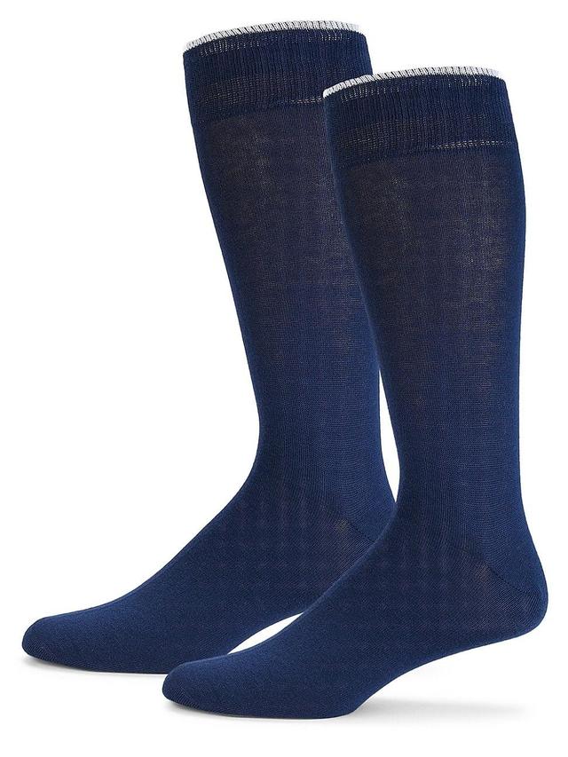 Mens 2-Pack Cotton-Blend Calf Socks Product Image