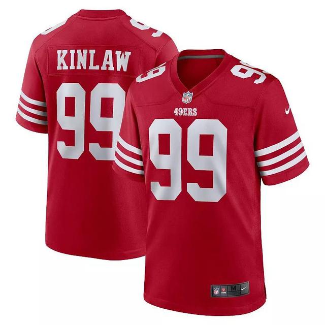 Mens Nike Javon Kinlaw Scarlet San Francisco 49ers Team Player Game Jersey Product Image