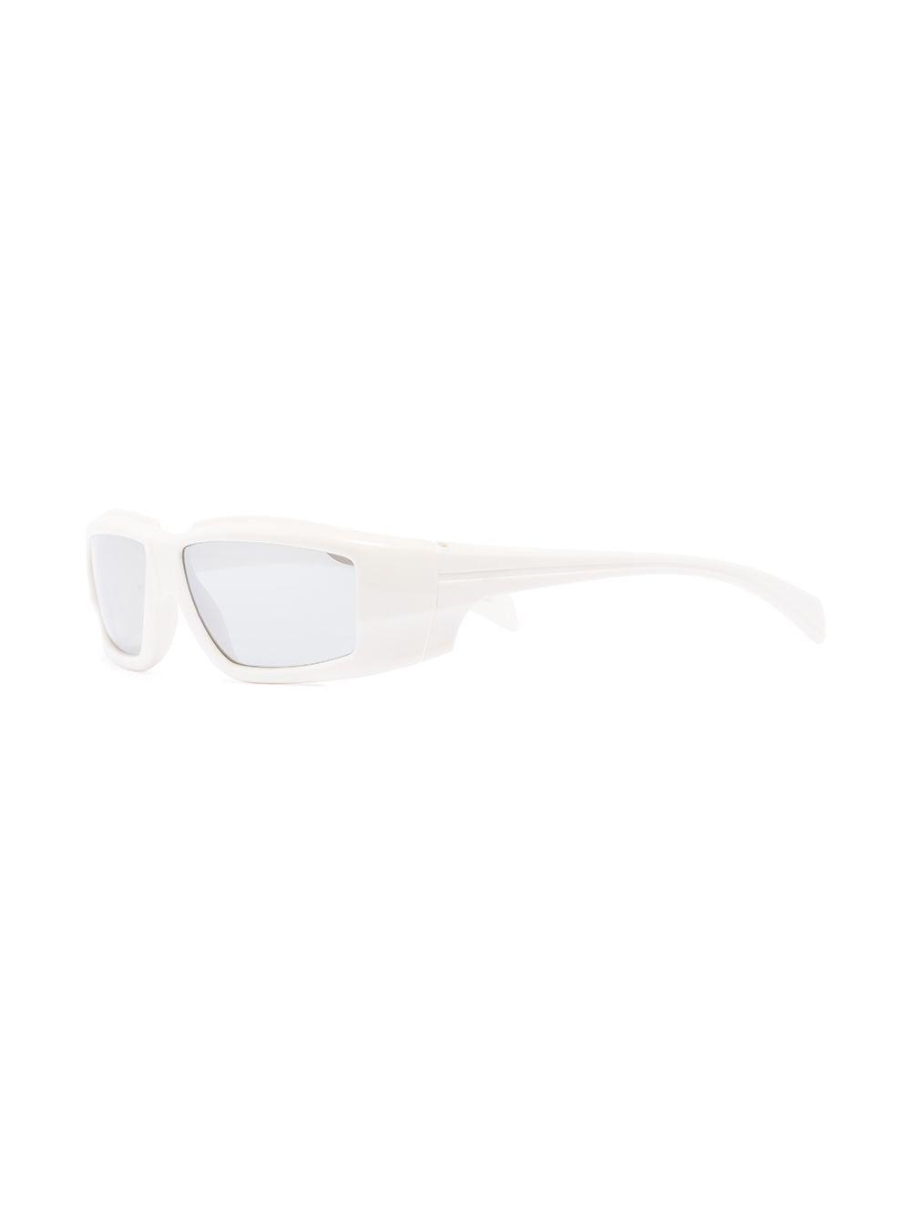 Rectangle-frame Sunglasses In Grau Product Image