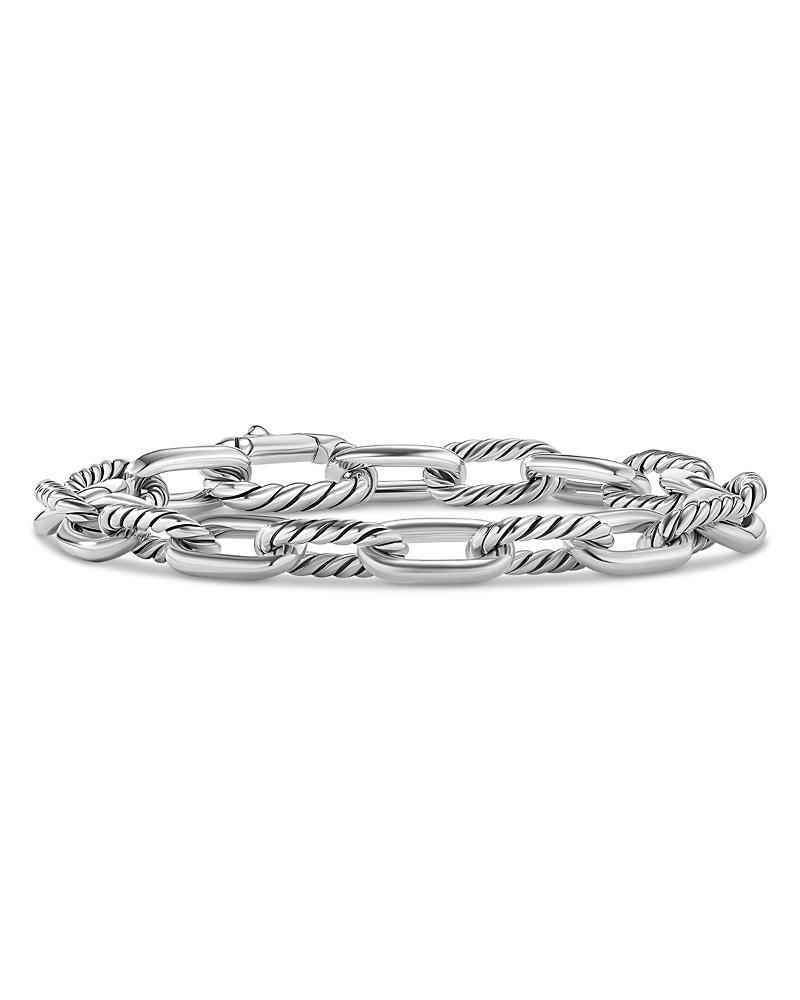 Mens DY Madison Chain Bracelet In Sterling Silver Product Image