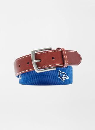 Peter Millar Mens Creighton University Belt | Color: Blue | Size: 44 Product Image