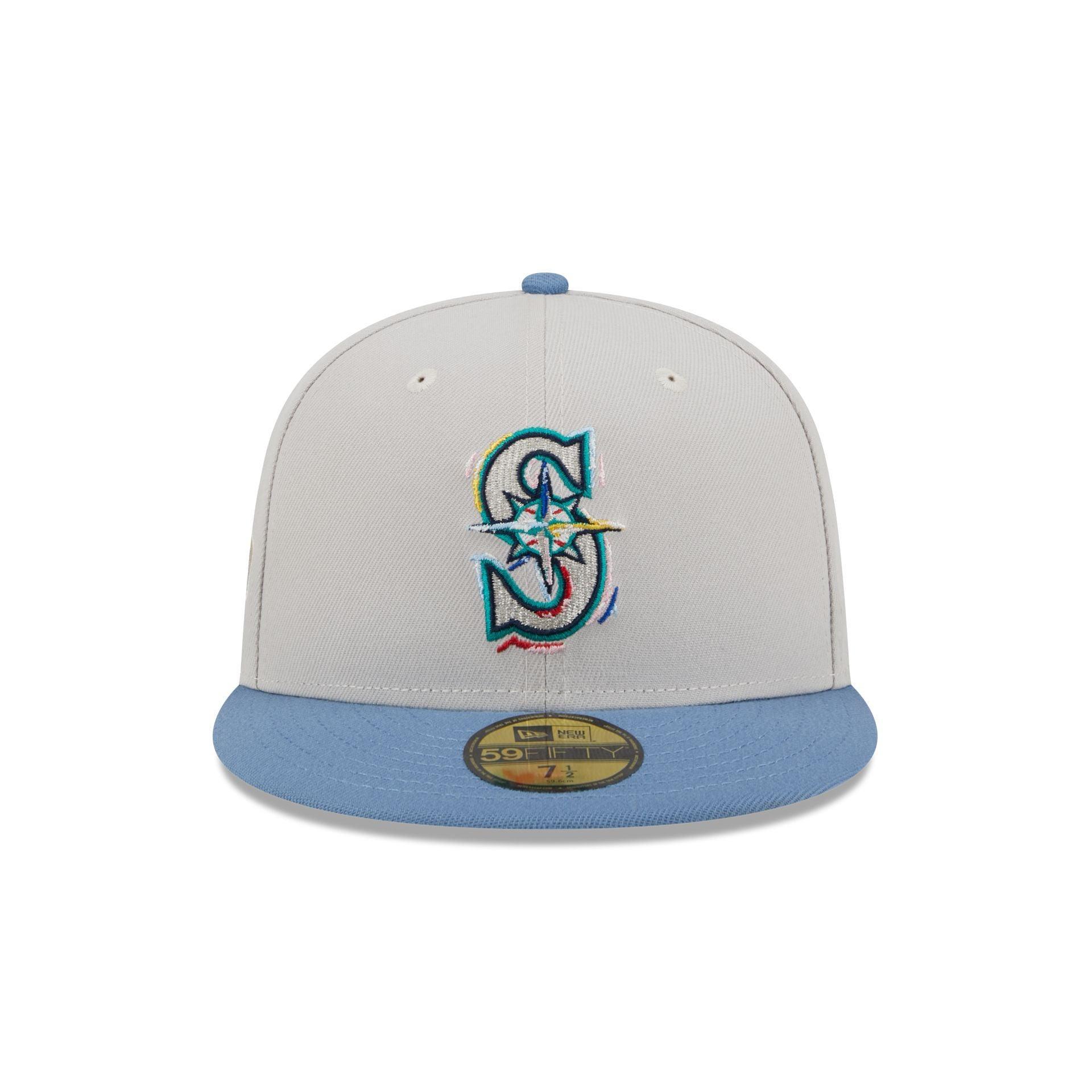 Seattle Mariners Color Brush 59FIFTY Fitted Hat Male Product Image