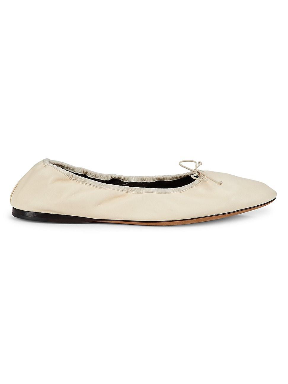 Womens Hereditas Leather Ballerina Flats product image