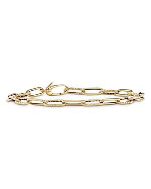 Womens DY Madison Chain Bracelet In 18K Yellow Gold Product Image