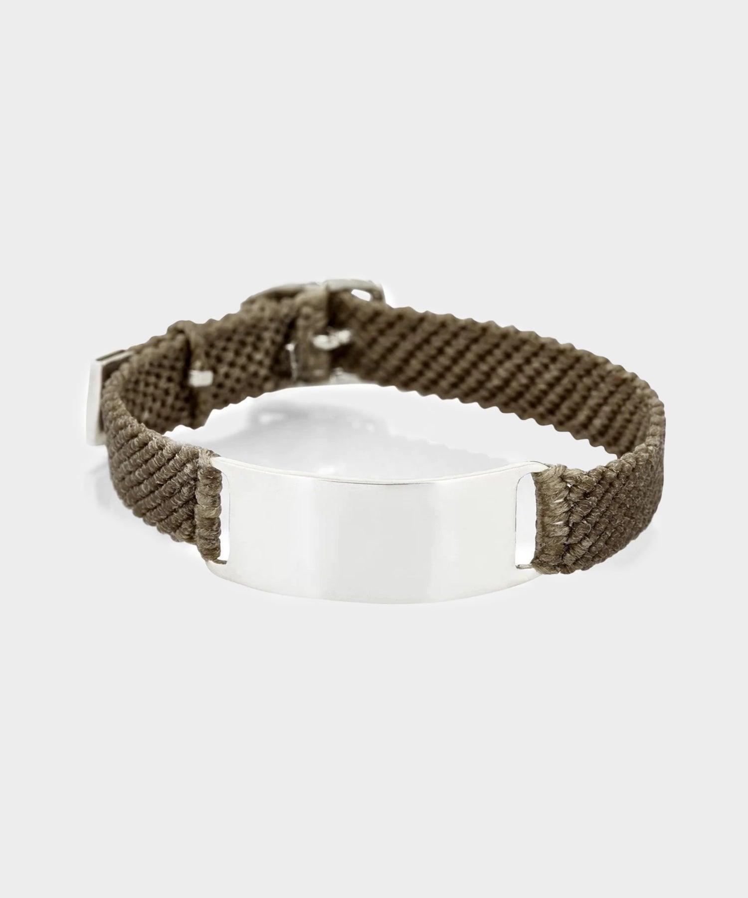 Scosha Id Belt Bracelet in Olive Product Image