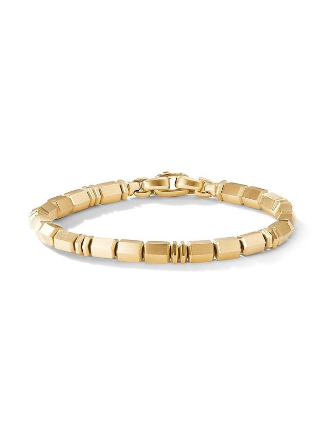 Mens Spiritual Beads Bracelet in 18K Yellow Gold, 6MM Product Image