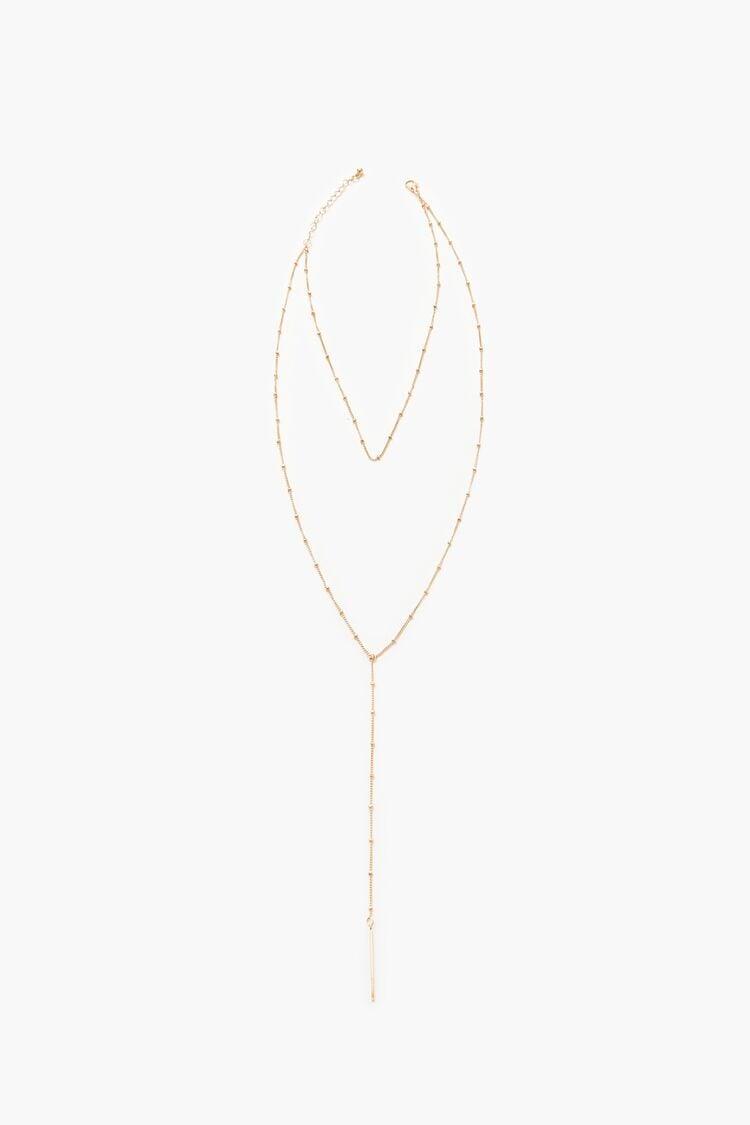 Layered Matchstick Y-Chain Necklace | Forever 21 Product Image