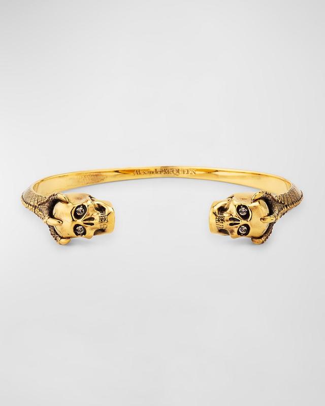 Alexander McQueen Mens Victorian Skull Cuff Bracelet Product Image