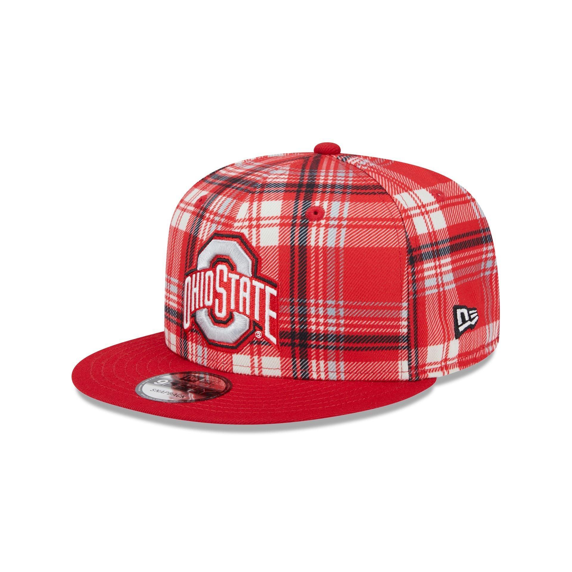 Ohio State Buckeyes Plaid 9FIFTY Snapback Hat Male Product Image