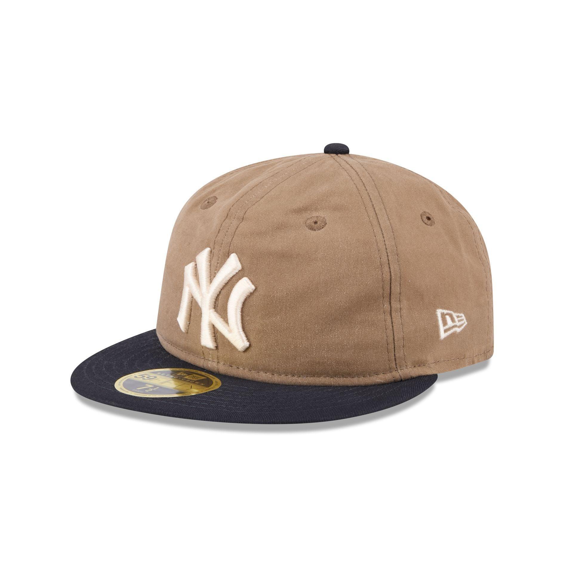 New York Yankees Wax Canvas Retro Crown 59FIFTY Fitted Hat Male Product Image