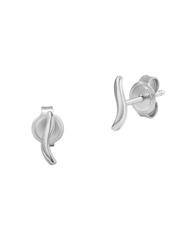 Skagen Womens Essential Waves Stainless Steel Stud Earrings Product Image