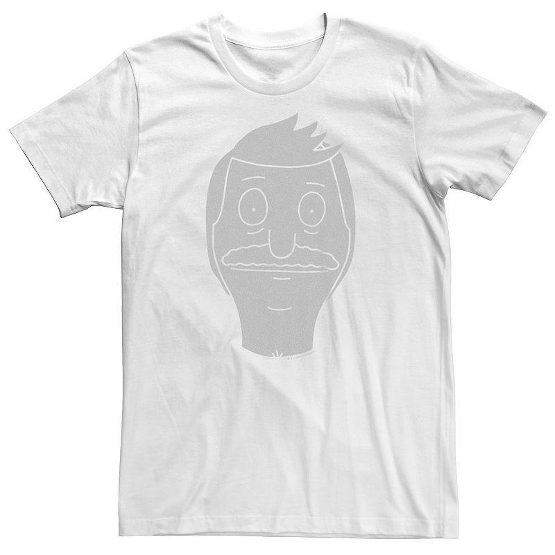 Big & Tall Bobs Burgers Bob Big Face Tee, Mens Product Image