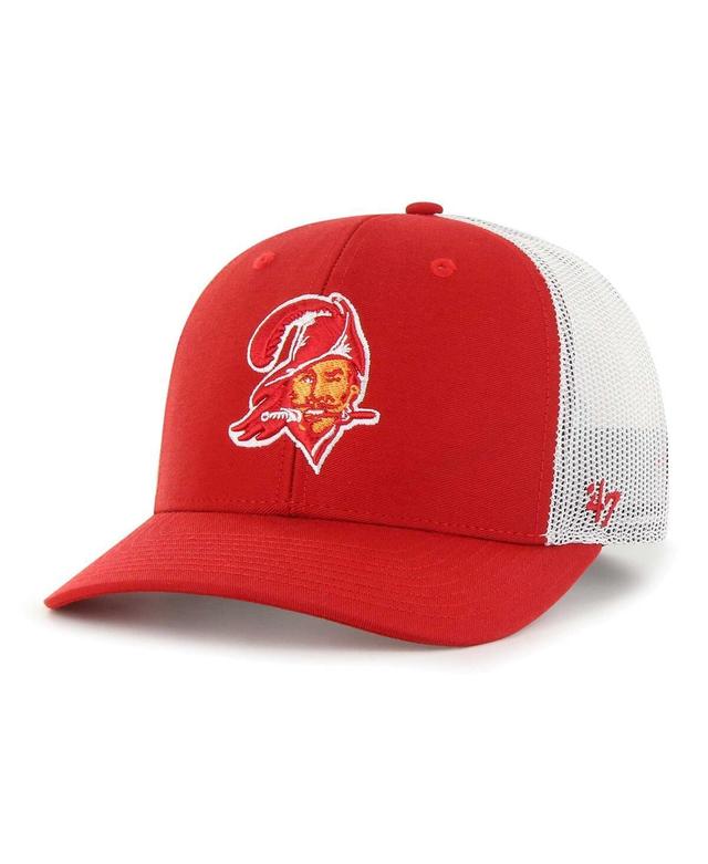 Mens 47 Brand Red Tampa Bay Buccaneers Adjustable Trucker Hat Product Image