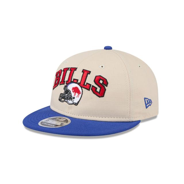 Buffalo Bills Historic Helmet Retro Crown 9FIFTY Snapback Hat Male Product Image