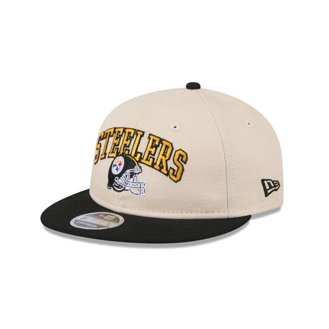 Pittsburgh Steelers Historic Helmet Retro Crown 9FIFTY Snapback Hat Male Product Image