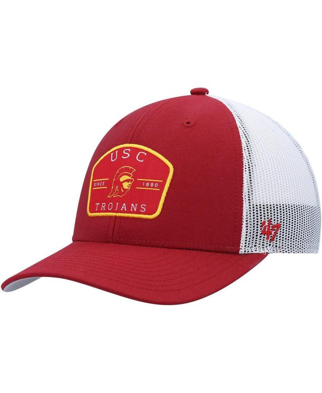 Mens 47 Brand Cardinal Usc Trojans Prime Trucker Snapback Hat Product Image