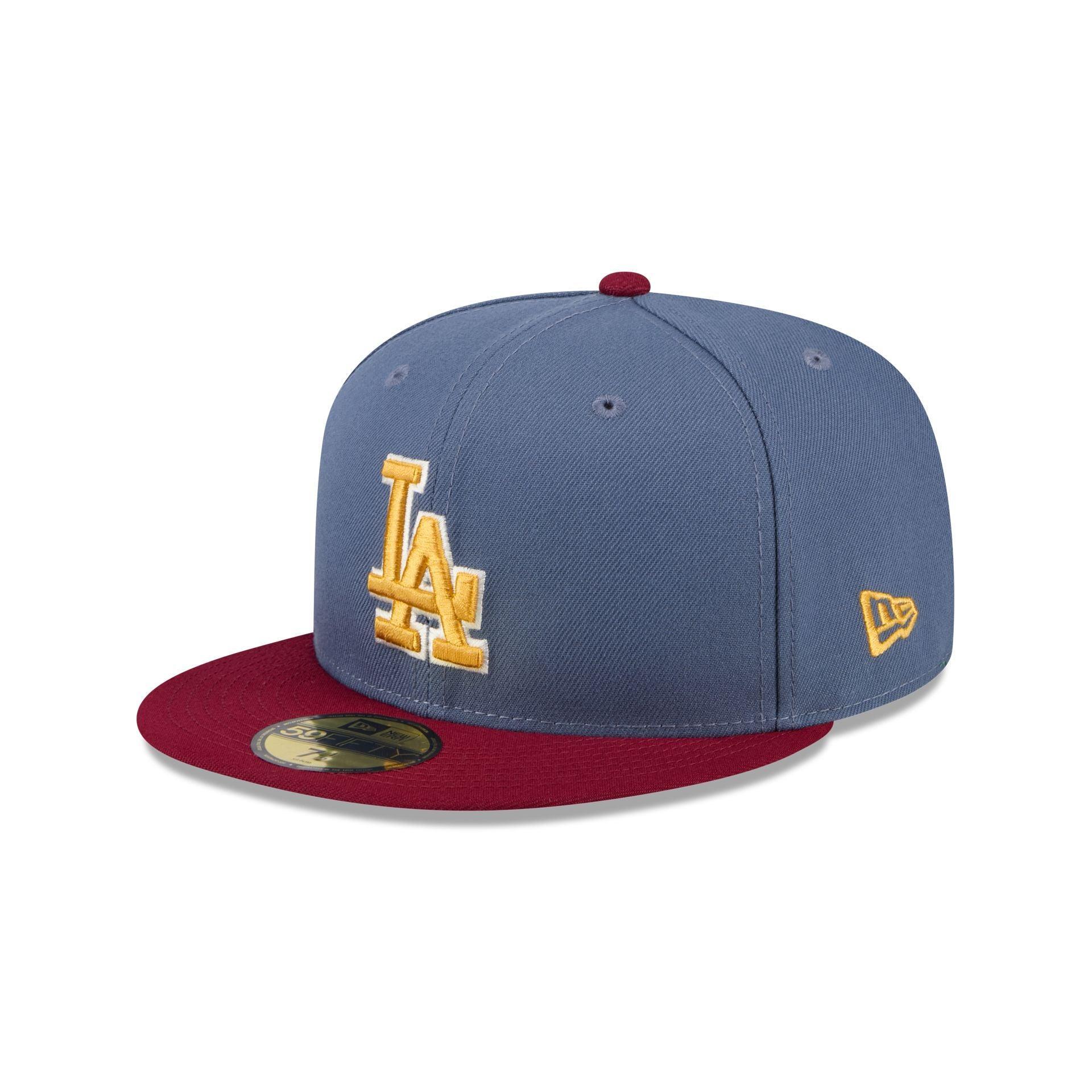 Los Angeles Dodgers Deep Blue 59FIFTY Fitted Hat Male Product Image