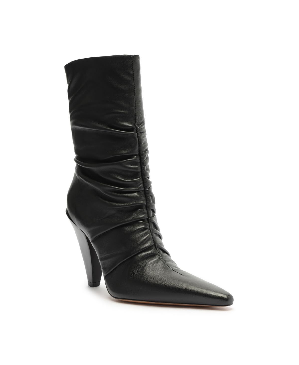 Womens Lynn 100MM Leather Ankle Boots Product Image