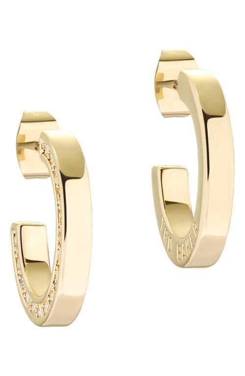 Ted Baker London Senatta Reversible Crystal Hoop Earrings Product Image