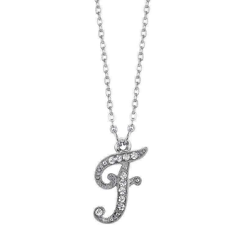 1928 Script Initial Necklace, Womens Product Image