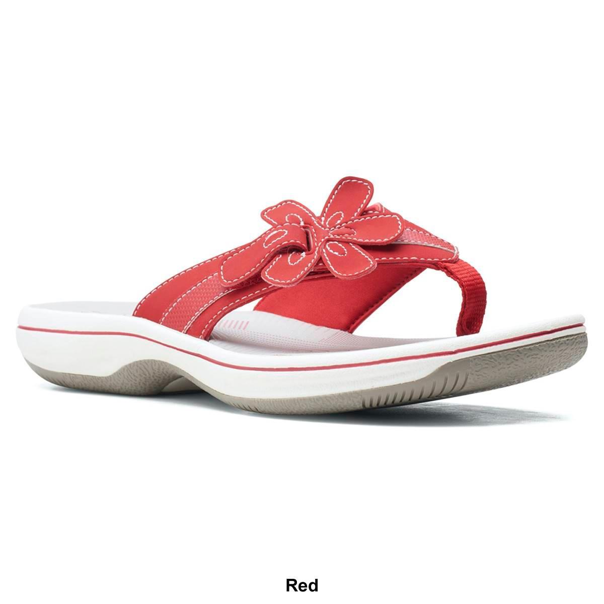 Womens Clarks(R) Cloudsteppers(tm) Brinkley Flora Flip Flops Product Image