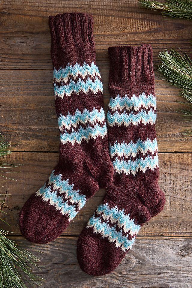 Sherpa Wool + Fleece Socks Product Image