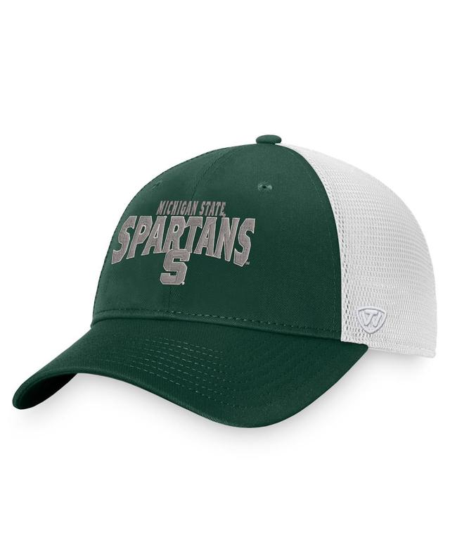 Mens Top of the World Green Michigan State Spartans Breakout Trucker Snapback Hat - Green Product Image