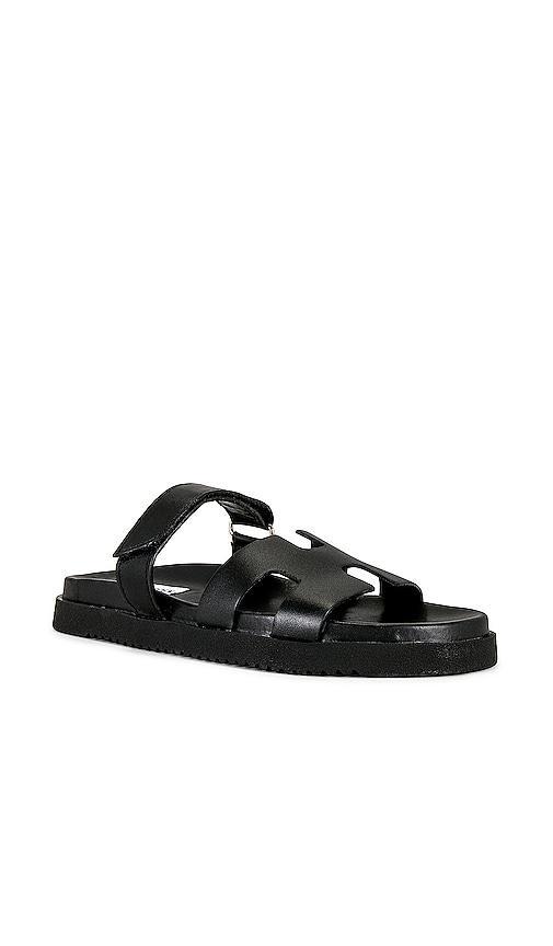 Steve Madden Mayven Leather Slide Sandals Product Image