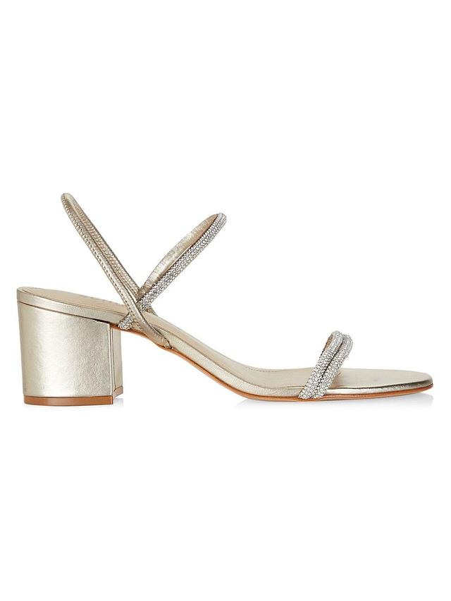 Whiteley Block Metallic Leather Sandal Female Product Image