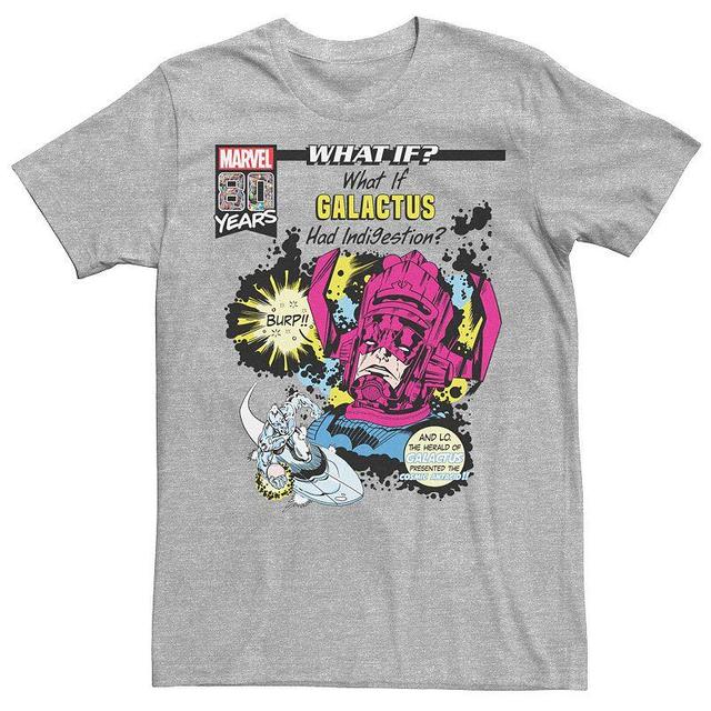 Mens Marvel What If Galactus Had Indigestion Comic Book Cover Graphic Tee Royal Grey Product Image