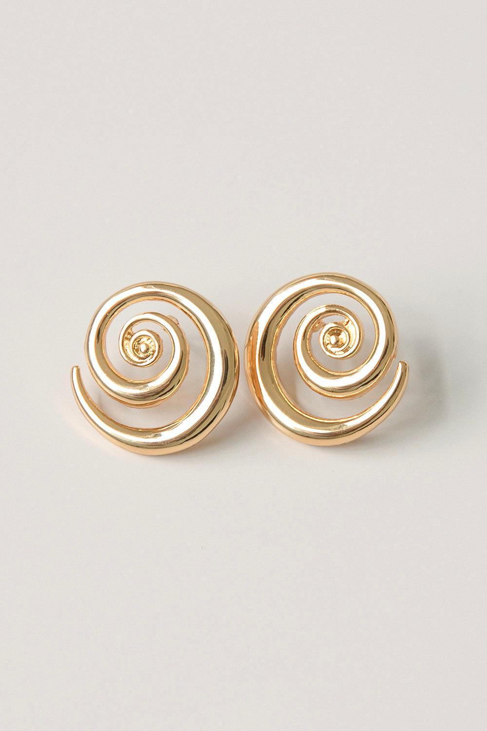 Scarlet Swirl Earrings Product Image