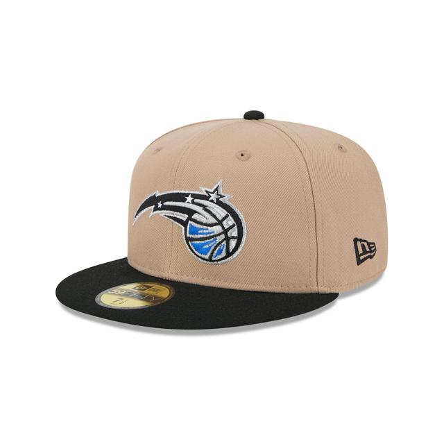 Orlando Magic Camel 59FIFTY Fitted Hat Male Product Image