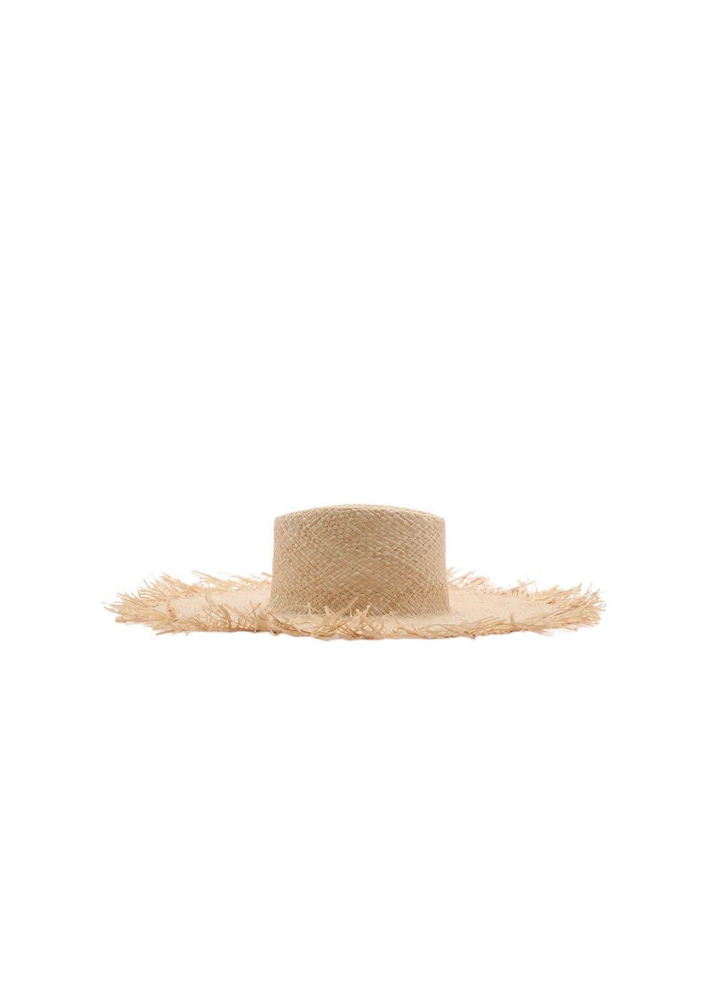 MANGO - Natural fiber maxi hat - One size - Women Product Image