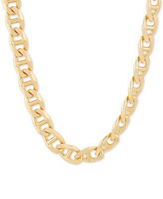 Mariner Link 24 Chain Necklace in 18k Gold-Plated Sterling Silver Product Image