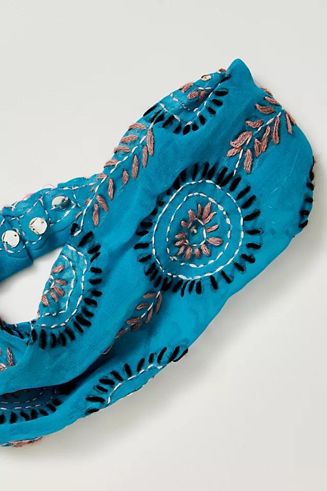 Culture Shop Embroidered Hair Scarf Product Image