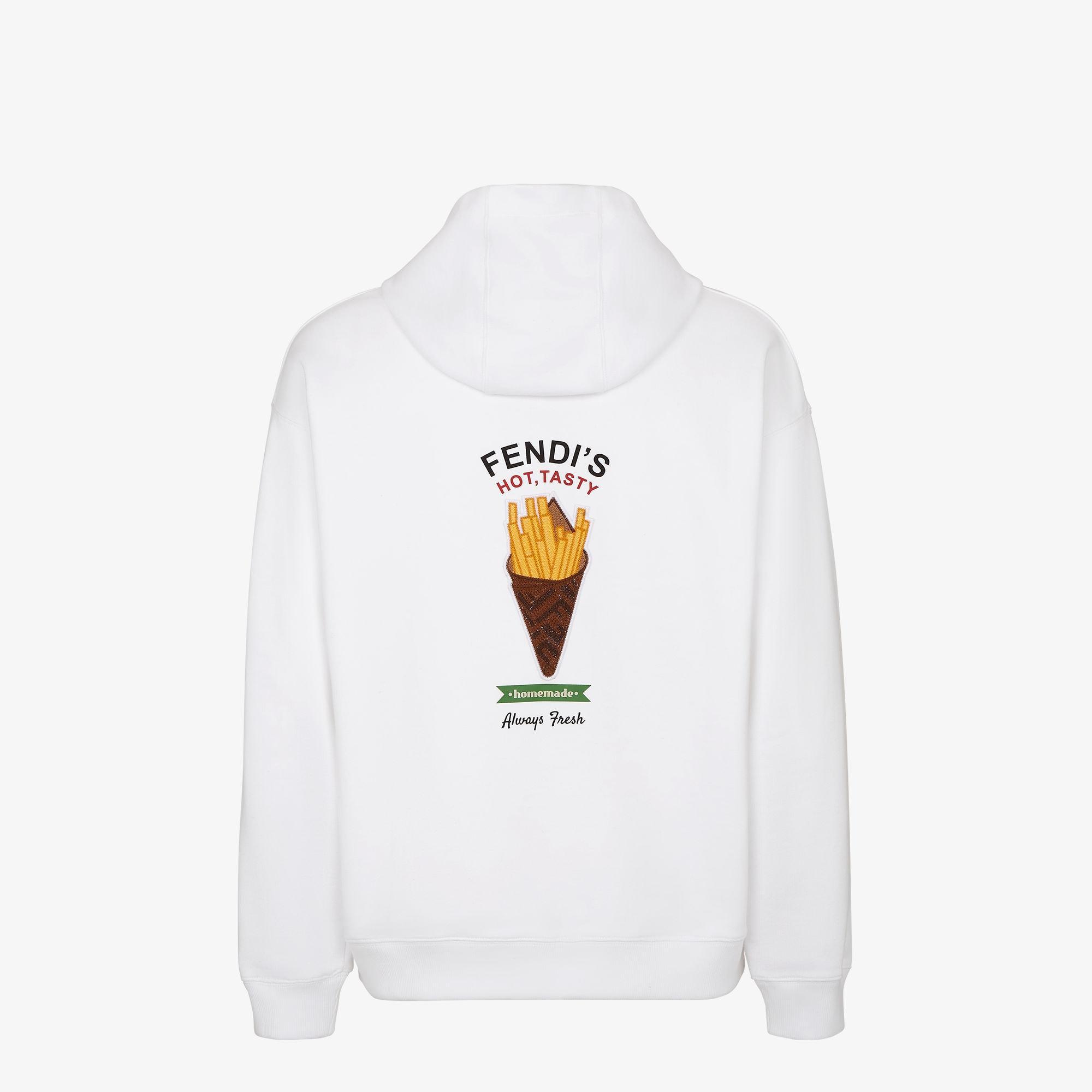 SweatshirtWhite cotton Fendilicious sweatshirt Product Image