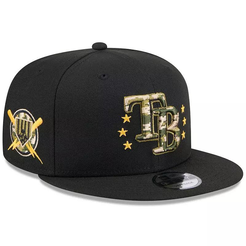 Mens New Era Tampa Bay Rays 2024 Armed Forces Day 9FIFTY Snapback Hat Product Image