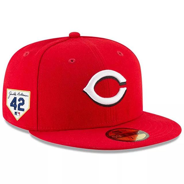 Mens New Era Red Cincinnati Reds 2023 Jackie Robinson Day 59FIFTY Fitted Hat Product Image